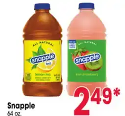 Jewel-Osco Snapple offer