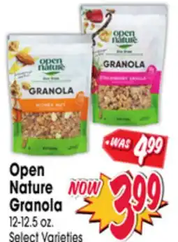 Jewel-Osco Open Nature Granola offer