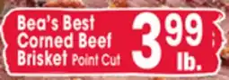 Jewel-Osco Bea's Best Corned Beef Brisket offer