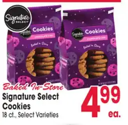 Jewel-Osco Signature Select Cookies offer
