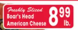 Jewel-Osco Boar's Head American Cheese offer