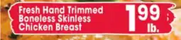 Jewel-Osco Fresh Hand Trimmed Boneless Skinless Chicken Breast offer
