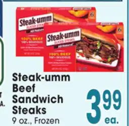 Jewel-Osco Steak-umm Beef Sandwich Steaks offer