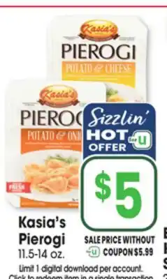 Jewel-Osco Kasia's Pierogi offer