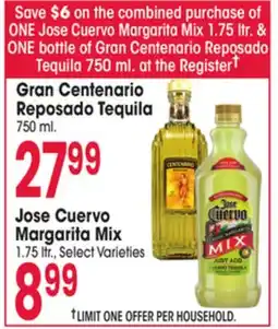 Jewel-Osco Gran Centenario Reposado Tequila offer