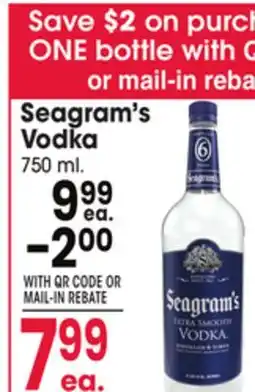 Jewel-Osco Seagram's Vodka offer