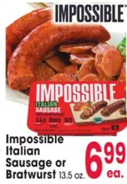 Jewel-Osco Impossible Italian Sausage or Bratwurst offer