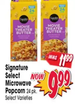 Jewel-Osco Signature Select Microwave Popcorn offer