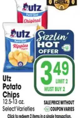 Jewel-Osco Utz Potato Chips offer