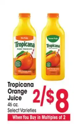 Jewel-Osco Tropicana Orange Juice offer