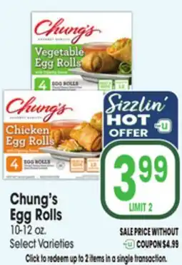 Jewel-Osco Chung's Egg Rolls offer