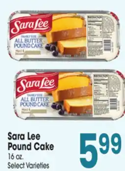Jewel-Osco Sara Lee Pound Cake offer