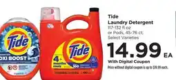 Food 4 Less Tide Laundry Detergent 117-132 floz or Pods, 45-76 ct offer