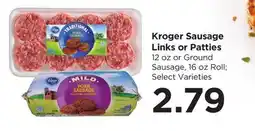 Food 4 Less Kroger Sausage Links or Patties offer