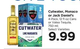 Food 4 Less Cutwater, Monaco or Jack Daniel's offer