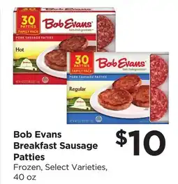 Food 4 Less Bob Evans Breakfast Sausage Patties offer