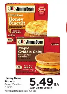Food 4 Less Jimmy Dean Biscuits offer