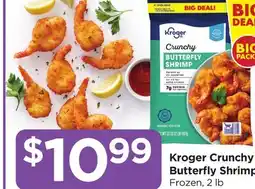 Food 4 Less Kroger Crunchy Butterfly Shrimp offer