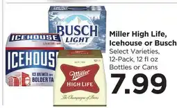 Food 4 Less Miller High Life, Icehouse or Busch offer