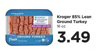 Food 4 Less Kroger 85% Lean Ground Turkey offer