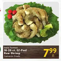 Rio Valley Market India Farmed 16-20 ct. EZ-Peel Raw Shrimp offer