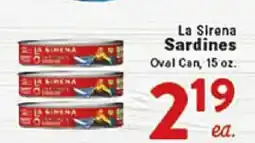 Rio Valley Market La Sirena Sardines offer