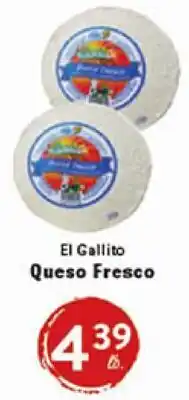 Rio Valley Market El Gallito Queso Fresco offer