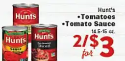 Rio Valley Market Hunt's Tomatoes Tomato Sauce offer