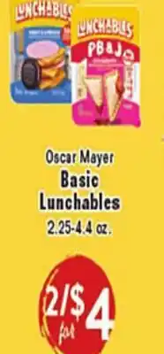 Rio Valley Market Oscar Mayer Basic Lunchables offer