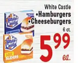 Rio Valley Market White Castle Hamburgers • Cheeseburgers offer