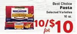 Rio Valley Market Best Choice Pasta offer