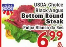Rio Valley Market USDA Choice Black Angus Bottom Round Steak offer