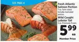 Safeway Fresh Atlantic Salmon Portion offer