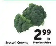 Safeway Broccoli Crowns offer