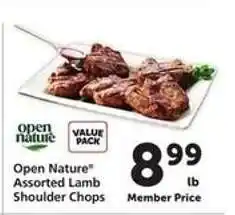 Safeway Open Nature Assorted Lamb Shoulder Chops offer