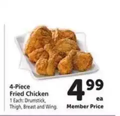 Safeway 4-Piece Fried Chicken offer