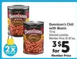 Safeway Dennison’s Chili with Beans offer