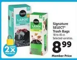 Safeway Signature SELECT Trash Bags offer