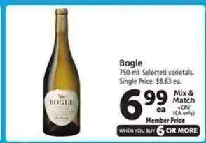 Safeway Bogle offer