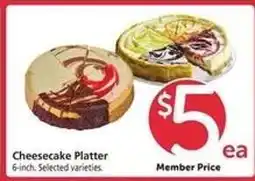 Safeway Cheesecake Platter offer