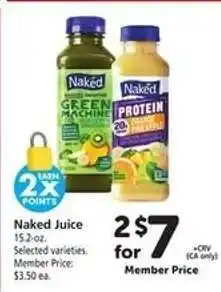 Safeway Naked Juice offer