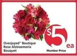 Safeway Overjoyed Boutique Rose & Alstroemeria Bouquet offer