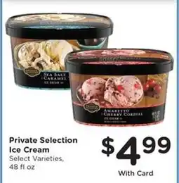 Kroger Private Selection Ice Cream offer