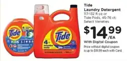 Kroger Tide Laundry Detergent offer