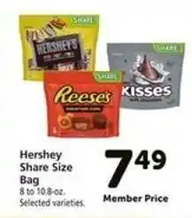 Safeway Hershey Share Size Bag offer