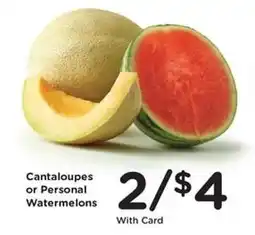 Kroger Cantaloupes or Personal Watermelons offer