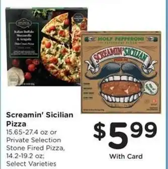 Kroger Screamin' Sicilian Pizza offer