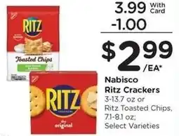 Kroger Nabisco Ritz Crackers offer