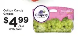 Kroger Cotton Candy Grapes offer
