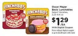 Kroger Oscar Mayer Basic Lunchables offer